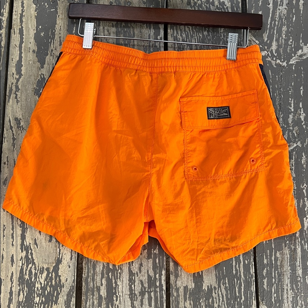 Polo by Ralph Lauren Swim Shorts Orange Size S - Picture 4 of 14